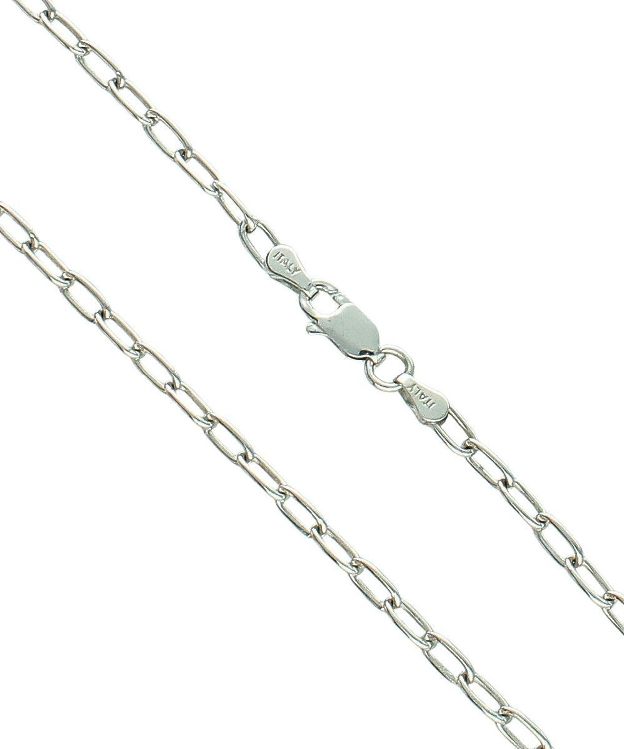 Srebrny łańcuszek 925 Ankier 3 mm rodowany – duże ogniwa, klasyczny splot.jpg